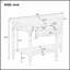 Console avec tiroir et tablette de style campagnard Farmhouse-1801297071