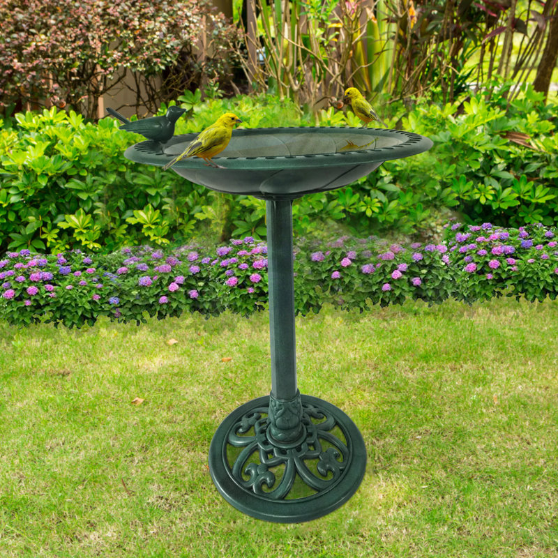 Bain d'oiseaux Aderes, Vert