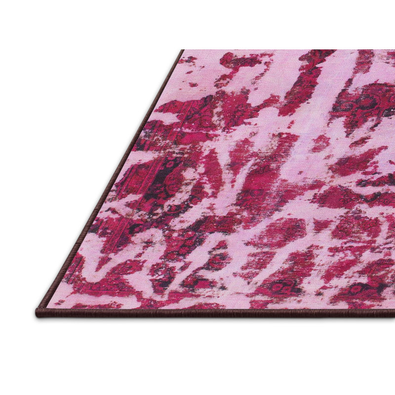 Abstract Indoor Rug, Rectangle 4' x 6'