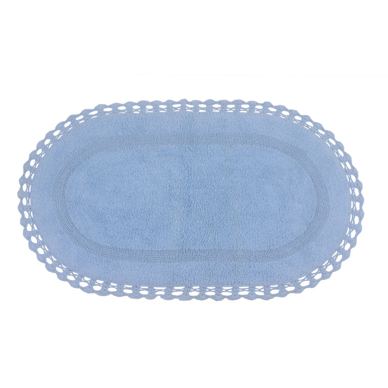 Tapis de bain doux, bleu, l 24 po x L 40 po