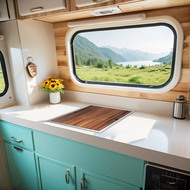 Évier de cuisine 9 L avec robinet pliable à l'intérieur, Argent