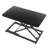 Single Top 24 inch Scissors Lift Keyboard and Mouse Riser, Height Adjustable Laptop Desk, For Ergonomic Sit Stand Workstations, Black