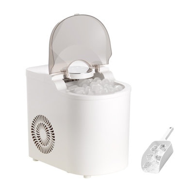 Countertop Ice Maker Machine with Self-Cleaning Function, 26 lbs Daily Output, Portable Bullet Ice Maker for Home Kitchen Office Bar