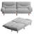 FUTON Sofa with Adjustable Sides and Back-653159826