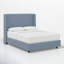 Lit tapissier standard à profil bas Emilio-163625004-163625005