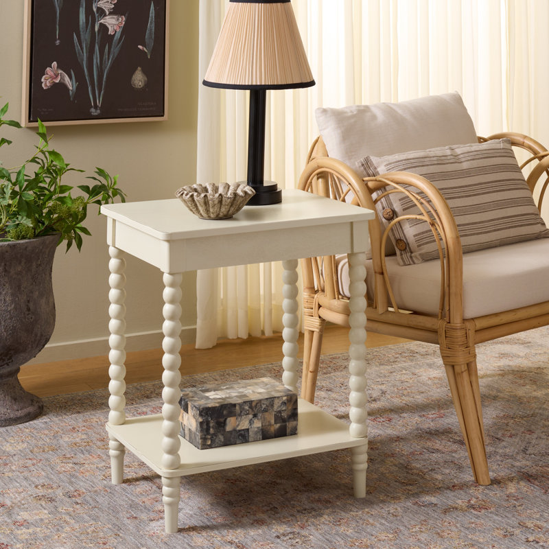 Table d'appoint Netter, Distressed White