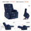 93cm Wide Lift Assist Standard Recliner with Massager-1358157241