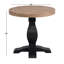 Sarcoline Solid Wood Round Pedestal End Table-2002729796