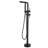 41"H Solid Brass Floor Mounted Tub Faucet With Handheld Shower