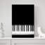 Elegant Piano Keys Abstract Contemporary Architecture Wall Art Print 1 Piece Wrapped Canvas Wall Art-201606156