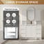 48" Vanity Set with Medicine Cabinets - Single Sink Storage