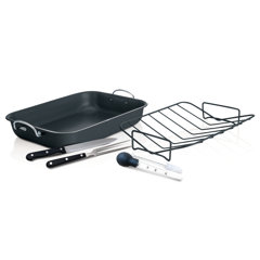 Kovot 3-Tier Collapsible Oven Rack & Turkey Lifter Roasting Rack | Space Saving Oven Rack for Multiple Roasting and Baking Tasks | Includes (1) Oven