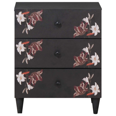 50cm W Solid Wood Bedside Table
