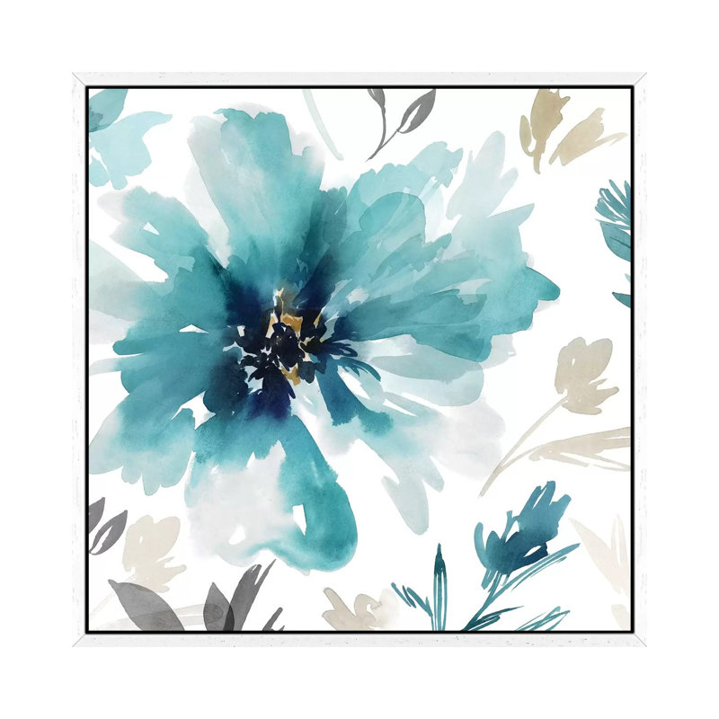 Finesse I by Isabelle Z - Painting on Canvas, White Framed, 93.98 cm H x 93.98 cm W