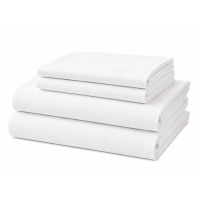 Tencel/Cotton Sheet Set - Twin - White