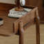 Bureau en noyer noir clair de luxe-110477588