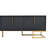 Modern TV Stand With Metal Legs And Gold Handles-1646873958