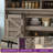 Gracie Oaks 52" Wood Farmhouse Coffee Bar Sideboard Buffet Cabinet-1823494450