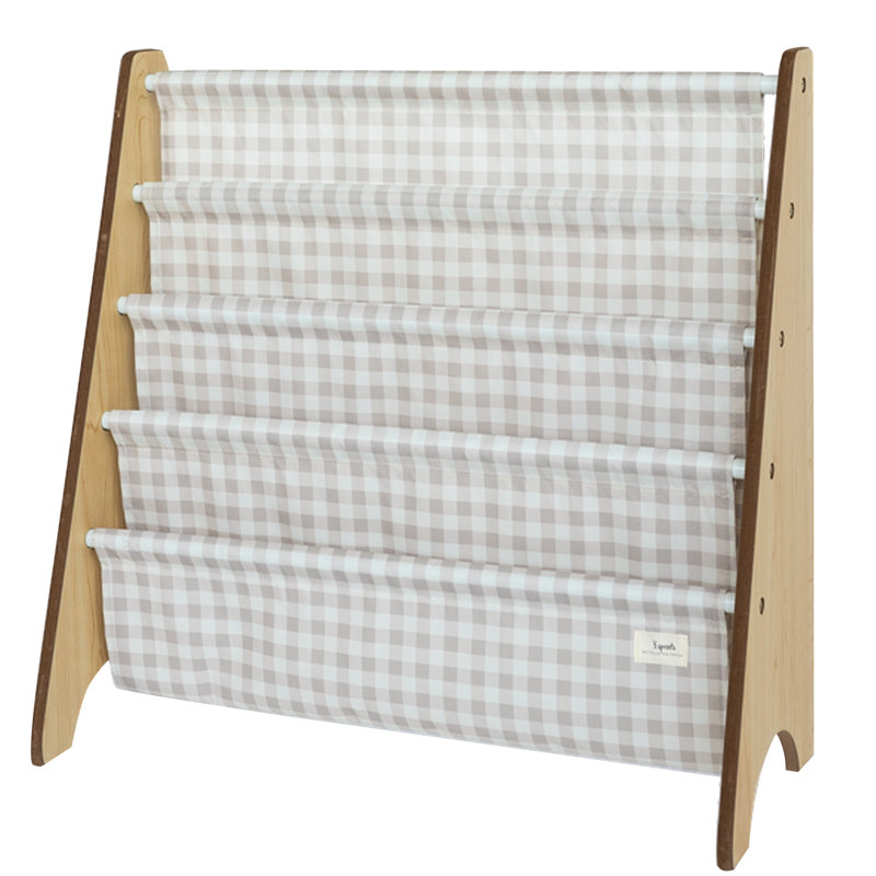 3 Sprouts - Book Shelf - Kids Book Rack Organizer  - Baby Room Bookcase, Beige