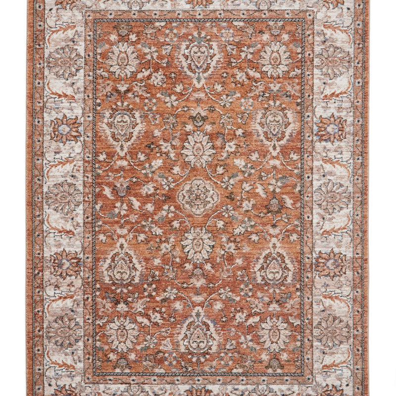 Auderghem area rug Machine Woven Terracotta, Rectangle 80cm x 150cm