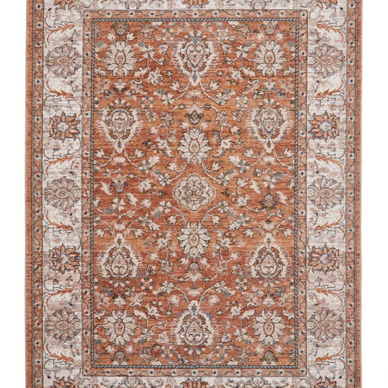 Auderghem area rug Machine Woven Terracotta, Rectangle 160cm x 230cm
