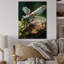 Libellule blanche sur fond d'insectes-1067097193