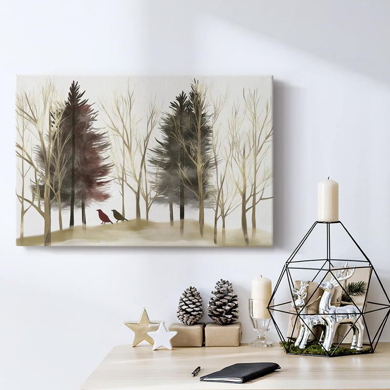 Christmas Holiday Arts - Toile tendue avec châssis, H 18 po x l 27 po