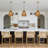 Yingst 3 Pack Boho Rattan Pendant Light-1270436022