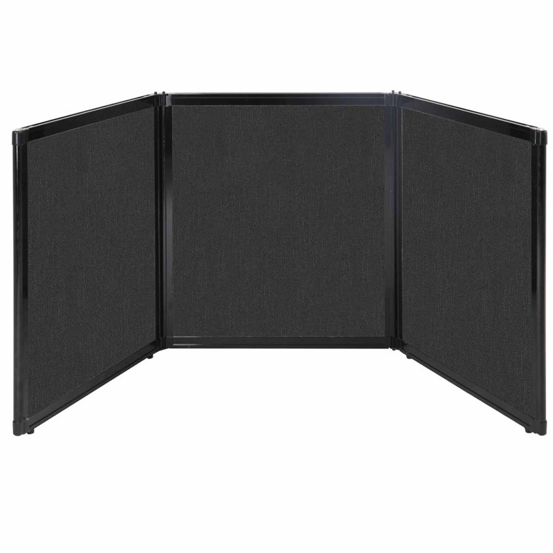 Versare Tabletop Booth Display, 36" x 78", Black