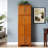 8 Doors 4 Shelves Oak Storage Cabinet, 72.4" Tall. For Different Spaces. Smooth Surface, Robust Build Places. Exterior, Construction