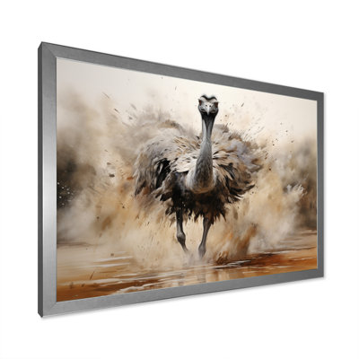 Autruches d'Afrique, impression sur toile