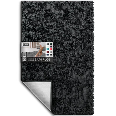 Kalyce Ultra Absorbent Non-Slip Chenille Bath Rug