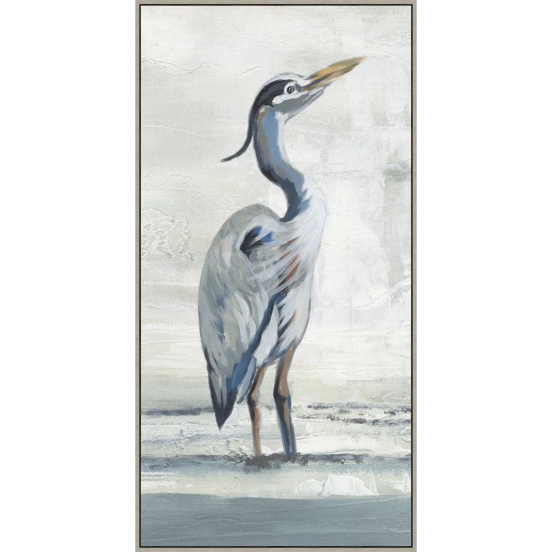 Beachside Heron 1 Painting