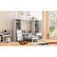 Grand lit escamotable avec garde-robe, tiroirs et tablettes pour un espace compact et multifonctionnel-1461289875