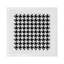 Serviettes de table en satin de coton Houndstooth-1519444316