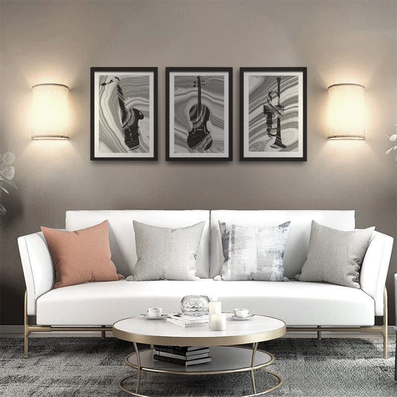 Tatevik Upgraded Plastic LED Flush Mounted Sconce