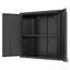 Armoire de rangement murale en métal avec 2 portes verrouillables et 1 tablette réglable