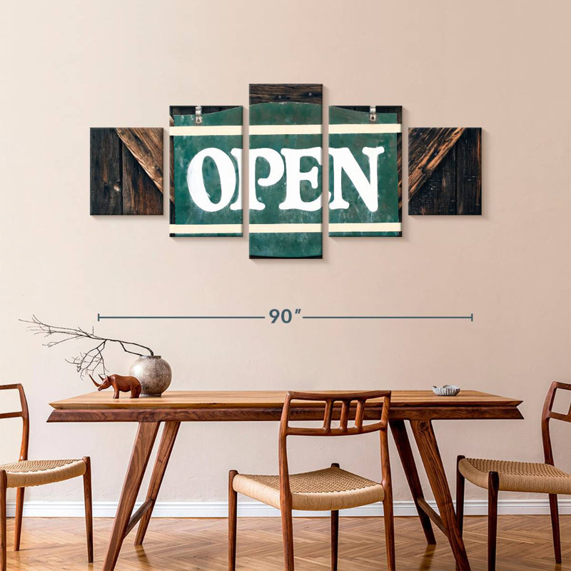 Open For Business, 42" H x 92" W