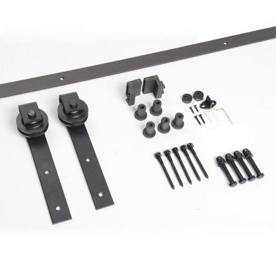 Mast Single Door Barn Door Hardware Kit Standard Single