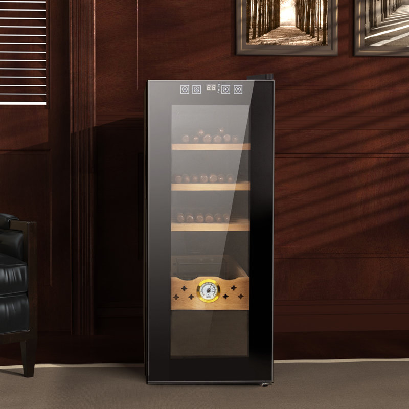 Electric Cigar Humidor, 24.4" H x 10.2" W x 19.4" D