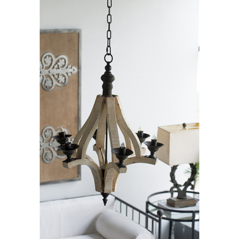 Lustre empire 6 lumières Amedeo