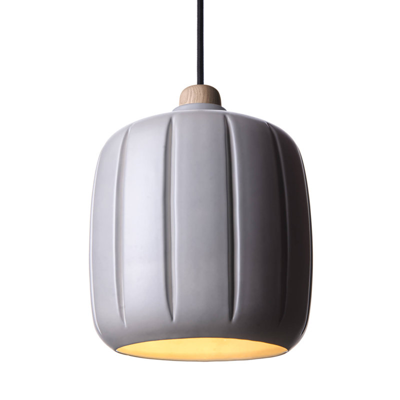 Alissa 1 - Light Jar Pendant, White, Small