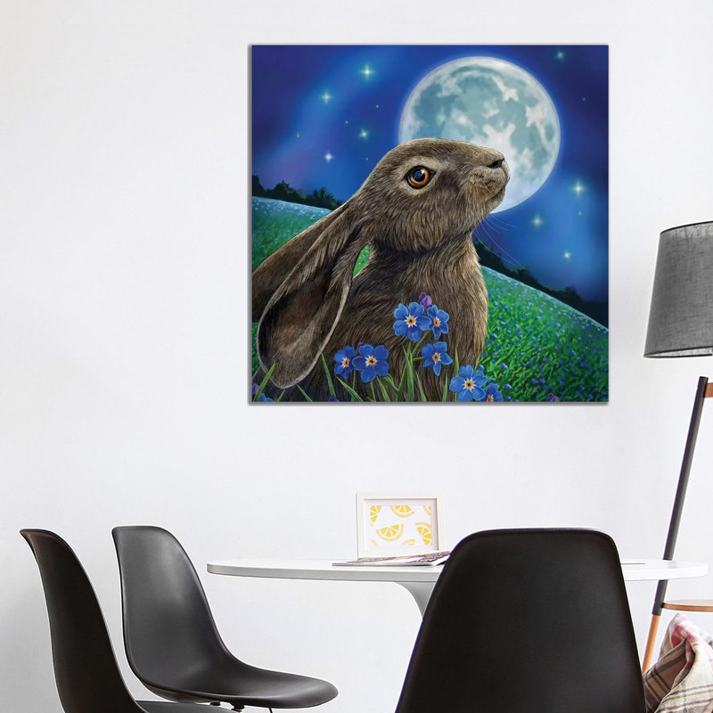Moon Gazer by Lisa Parker - Wrapped Canvas Gallery-Wrapped Canvas Giclée, 93.98cm H x 93.98cm W