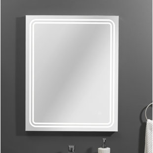 Miroir à del 24" x30" , anti-brouillard