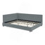 Structure de lit capitonnée rembourrée, structure de canapé-lit avec dossier et accoudoirs confortables, lit pour chambre à coucher, salon, velours-1602039037