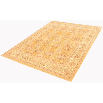 Tapis unique en laine noué à la main 8 pi 4 po x 11 pi 3 po nouvel âge Hadya