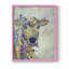 Fantastic Florals Cow, reproduction encadrée - bois massif-1987585892-1987585893