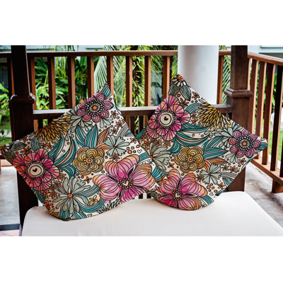 Coussin décoratif intérieur / extérieur Flower Melange