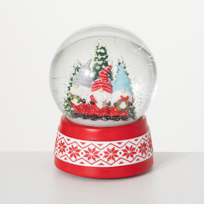 Boule à neige Winter Gnome Trio