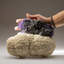 Purple Fluorite With Sphalerite On Barite Crystal From Caravia